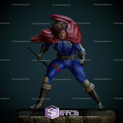 Gambit Age of Apocalypse 3D Model Sculpture