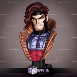 Gambit Comics Bust 3D Printer Files