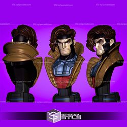 Gambit Comics Bust 3D Printer Files