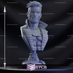 Gambit X-Men Bust 3D Printer Files