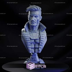 Gambit X-Men Bust 3D Printer Files