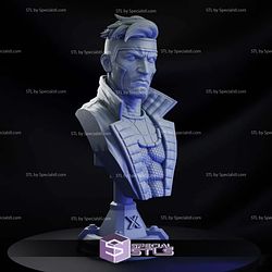 Gambit X-Men Bust 3D Printer Files