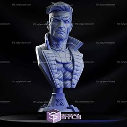 Gambit X-Men Bust 3D Printer Files