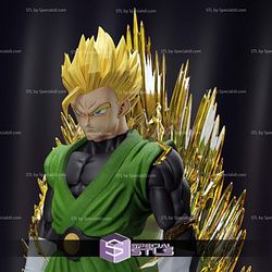 Gohan SSJ2 Gran Saiyaman 3D Model Sculpture