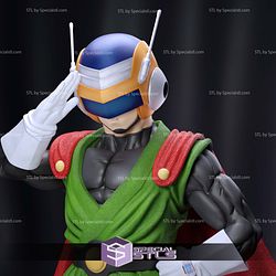 Gohan SSJ2 Gran Saiyaman 3D Model Sculpture