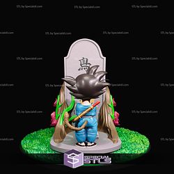 Goku Kid Akira Toriyama Grave 3D Model Sculpture