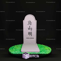 Goku Kid Akira Toriyama Grave 3D Model Sculpture