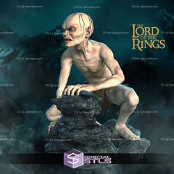 Gollum on Rock 3D Printer Files