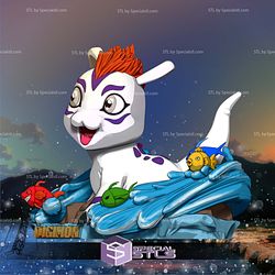 Gomamon Digimon 3D Printer Files