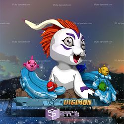 Gomamon Digimon 3D Printer Files