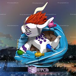 Gomamon Digimon 3D Printer Files