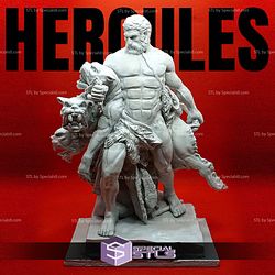 Hercules capturing Cerberus 3D Printer Files