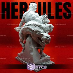 Hercules capturing Cerberus 3D Printer Files