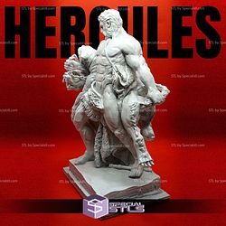 Hercules capturing Cerberus 3D Printer Files