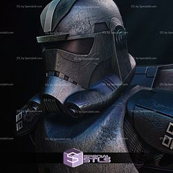 Hunter Portrait Bust StarWars 3D Printer Files