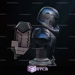 Hunter Portrait Bust StarWars 3D Printer Files