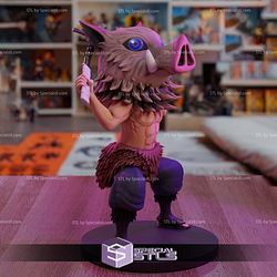 Inosuke Chibi Demon Slayer 3D Printer Files