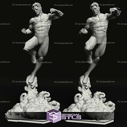 Invincible in Battle 3D Model Sculpture