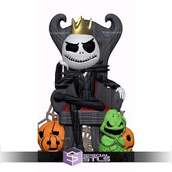 Jack Skellington Throne Basic Oogie Boogie 3D Printer Files