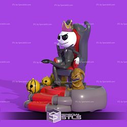 Jack Skellington Throne Basic Oogie Boogie 3D Printer Files