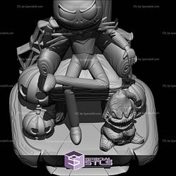 Jack Skellington Throne Basic Oogie Boogie 3D Printer Files