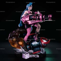 Jinx Machine Gun 1 6 Scale 3D Printer Files