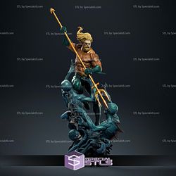 Justice League Aquaman 3D Model Sculpture