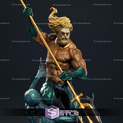 Justice League Aquaman 3D Model Sculpture