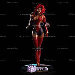 Kallen Stadtfeld Code Geass V2 3D Model Sculpture