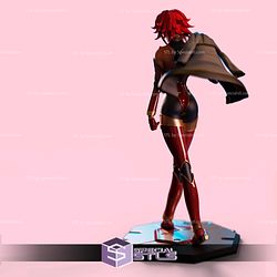 Kallen Stadtfeld Code Geass V2 3D Model Sculpture