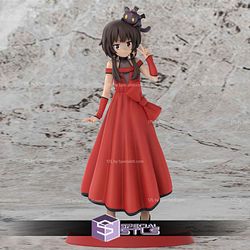 Konosuba Megumin Red 3D Model Sculpture