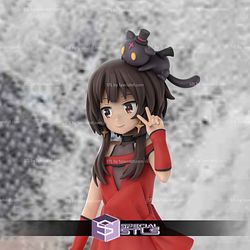 Konosuba Megumin Red 3D Model Sculpture