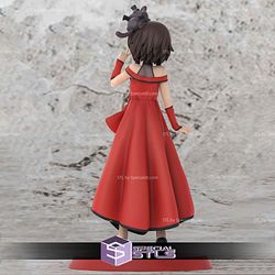 Konosuba Megumin Red 3D Model Sculpture