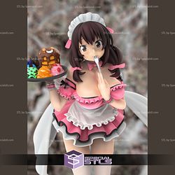 Konosuba YunYun Maid 3D Model Sculpture