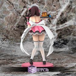 Konosuba YunYun Maid 3D Model Sculpture