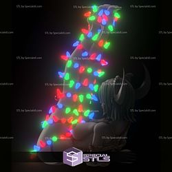 Krampus Girl Sexy Christmas Tree 3D Print Sculpture