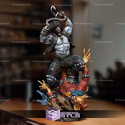 Lobo Killing 3D Model Sculpture