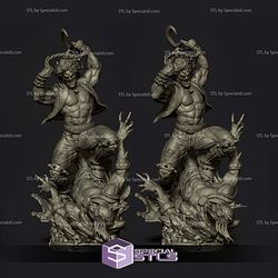 Lobo Killing 3D Model Sculpture