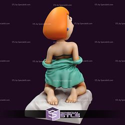 Lois Griffin Family Guy 3D Model Sculpture