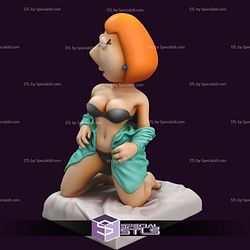 Lois Griffin Family Guy 3D Model Sculpture