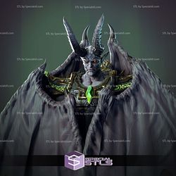 Lucifer Dreadlords 3D Model Sculpture