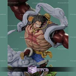 Luffy Gear 4 3D Model Sculpture