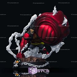 Luffy Gear 4 Kong 3D Model Sculpture