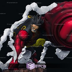 Luffy Gear 4 Kong 3D Model Sculpture