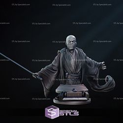 Mace Windu 2024 Bust 3D Printer Files