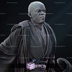 Mace Windu 2024 Bust 3D Printer Files