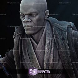 Mace Windu 2024 Bust 3D Printer Files