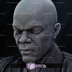 Mace Windu 2024 Bust Portrait 3D Printer Files