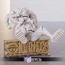 Monkey D Luffy Gear 5 3D Print Sculpture