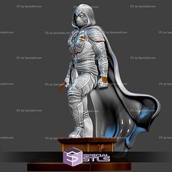 Moon Knight on Base 3D Printer Files